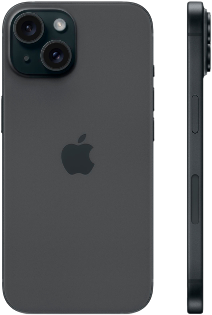 Смартфон Apple iPhone 15 128GB (черный) Б/У (категория B)