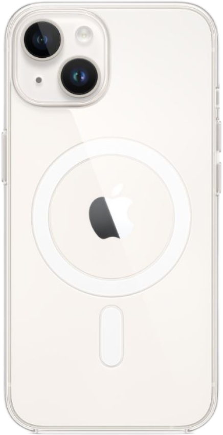 Оригинальный чехол Apple iPhone 14 Clear Case with MagSafe