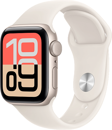 Умные часы Apple Watch SE 3 40mm with Sport Band (сияющая звезда) S/M, без RuStore Умные часы Apple Watch SE 3 40mm with Sport Band (сияющая звезда) S/M, без RuStore