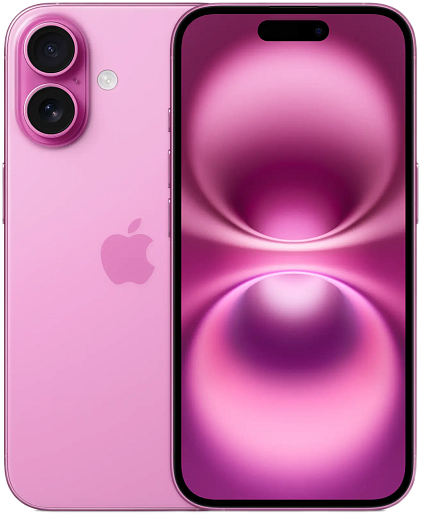 Смартфон Apple iPhone 16 128GB (розовый), без RuStore
