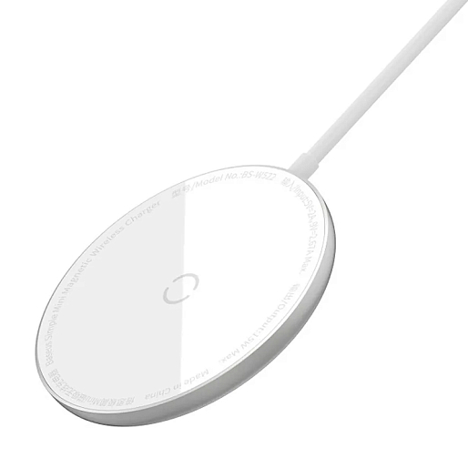 Беспроводная зарядка Baseus simple wireless charger for iphone 12/13 (белый) 