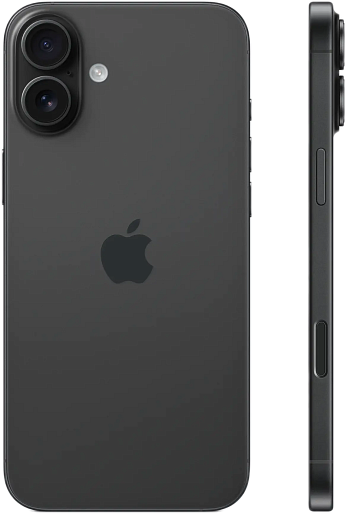 Смартфон Apple iPhone 16 Plus 128GB (черный)