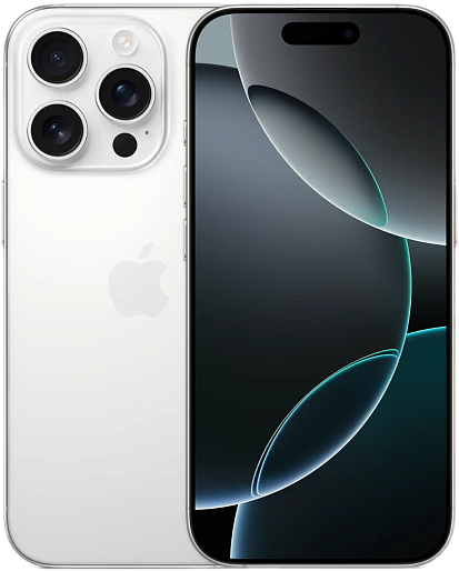 Смартфон Apple iPhone 16 Pro 128GB (белый титан)