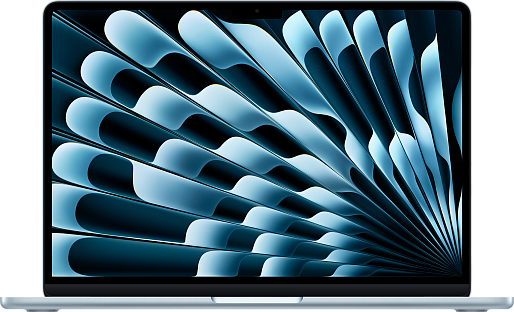 Ноутбук Apple MacBook Air 13 (M4, 2025) 16/256GB (MC6T4) US + гравировка (небесный голубой)