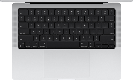 Ноутбук Apple MacBook Pro 14 (M4, 2024) 16/512GB (MW2W3) US + гравировка (серебристый), без RuStore